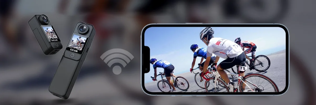 SJCAM zone App, bike riding camera