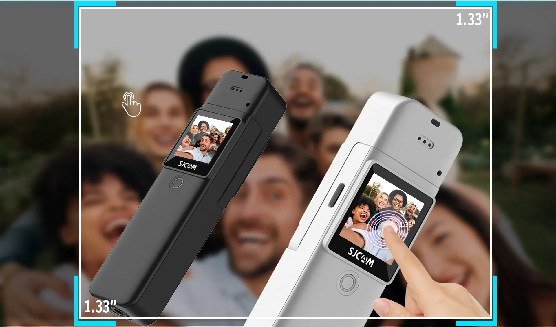 1.3" Dual Touch Color Screen