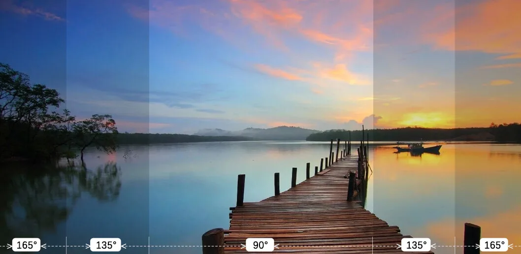 Super wide angle