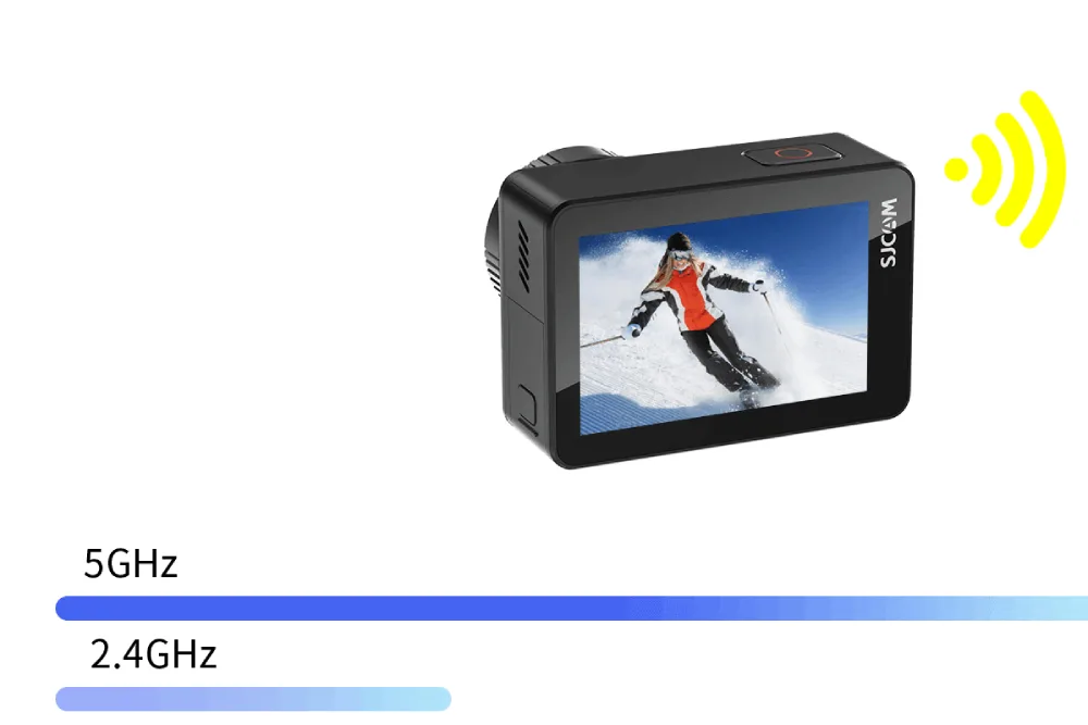 sluit de actiecamera aan op wifi