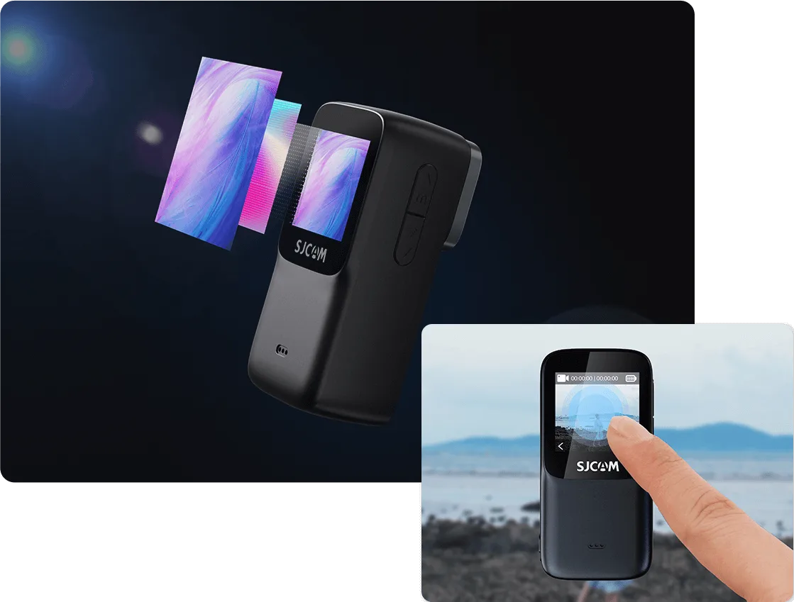 1.3" HD Touch Screen