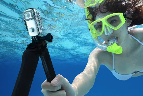 C100 underwater camera for snorkeling