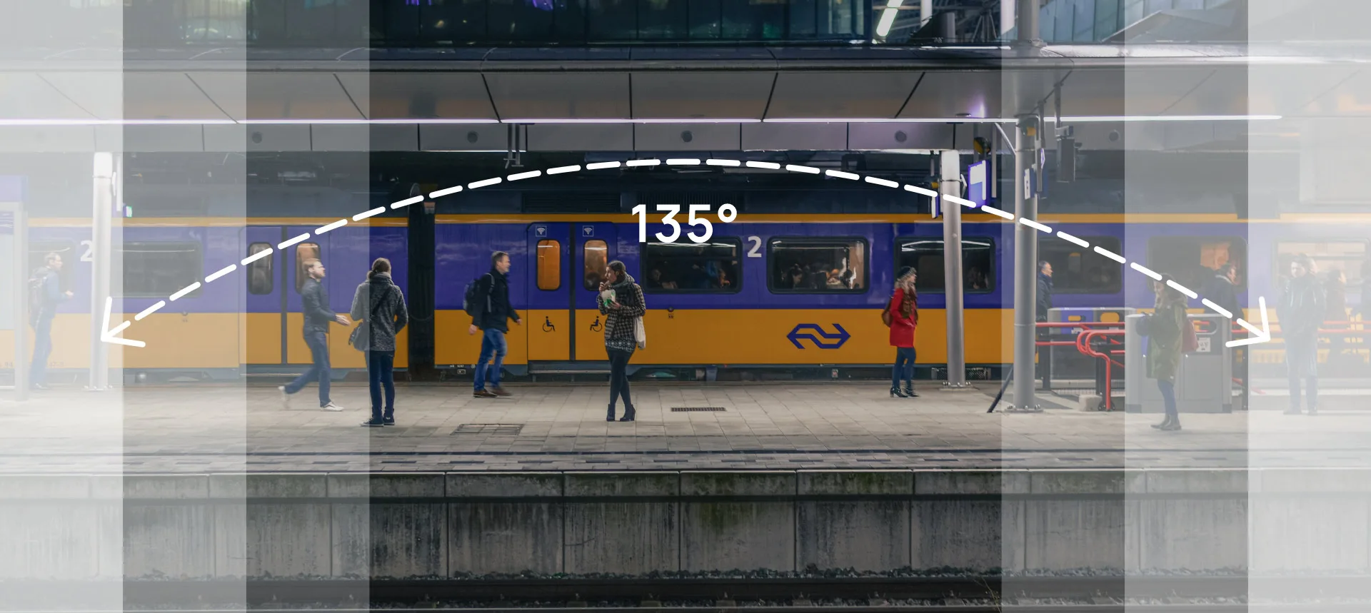 Bardzo szeroki kąt 135°