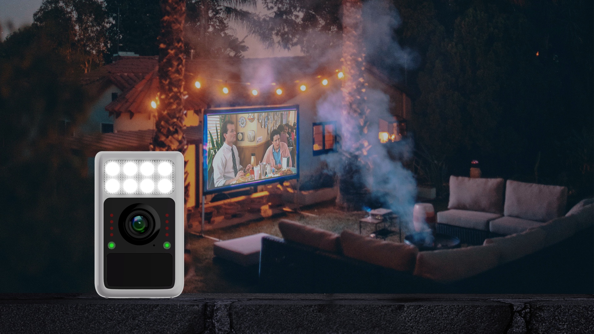 LED fill light/infrared Light, outdoor security camera