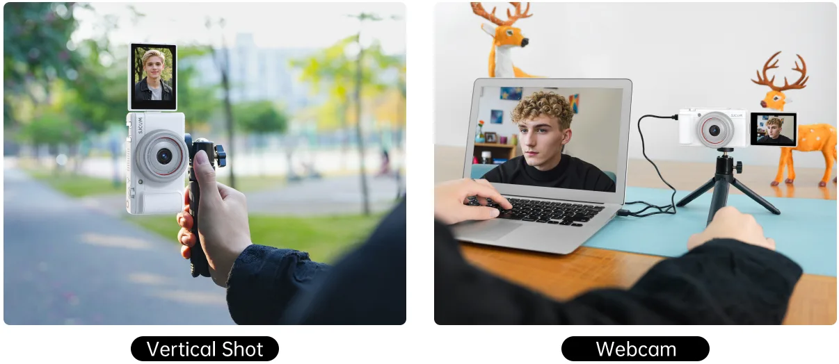függőleges felvétel és webkamera