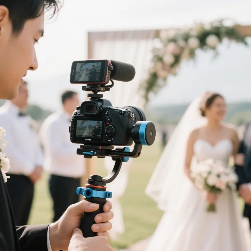 Stabilizzazione della telecamera nella videografia di matrimonio