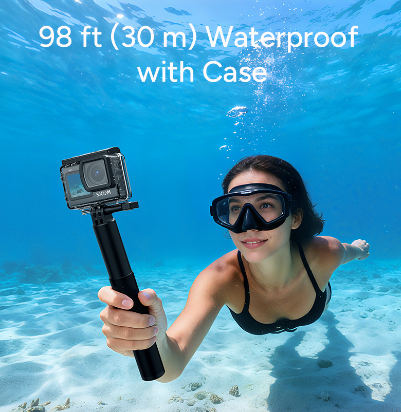 30m waterproof with a case