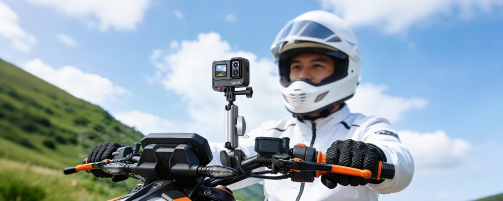 action camera for motorcycling