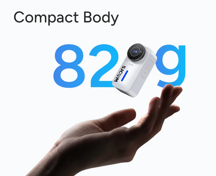 The C110 Plus features a compact, thumb-sized body that weighs only 78g.