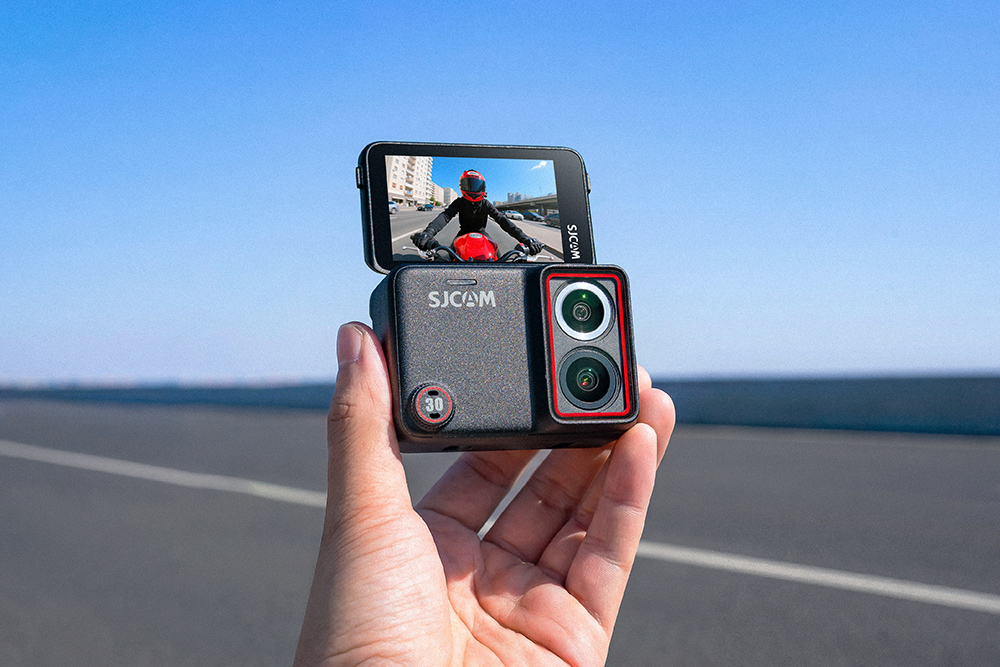 flip touchscreen action camera sj30