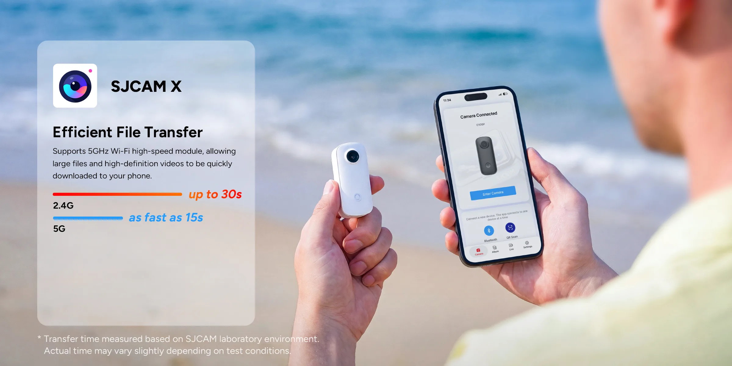 connect sjcam x APP