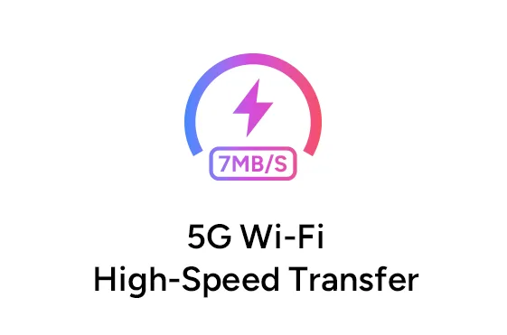 Trasferimento dati Wi-Fi 5G ad alta velocità