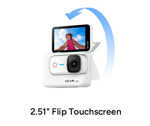 Schermo touchscreen ribaltabile da 2,51 pollici
