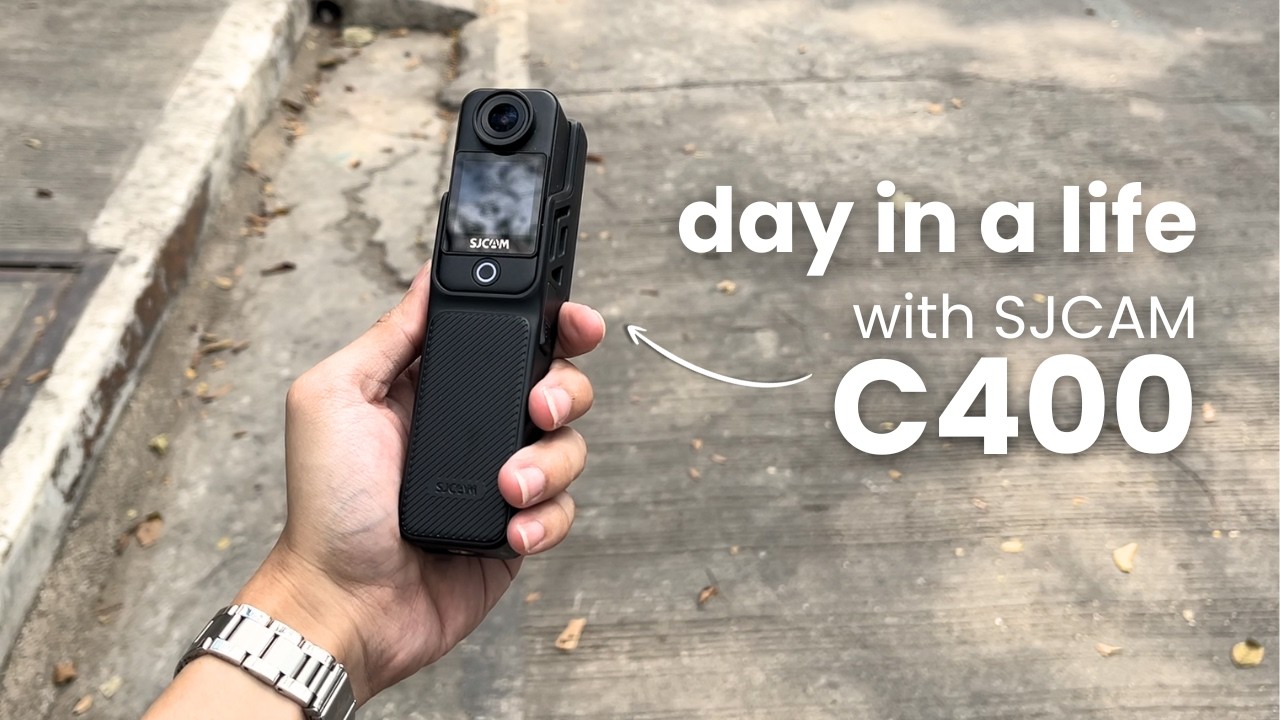 day in the life ☁️ | vlogging with SJCAM C400 (unboxing & review)