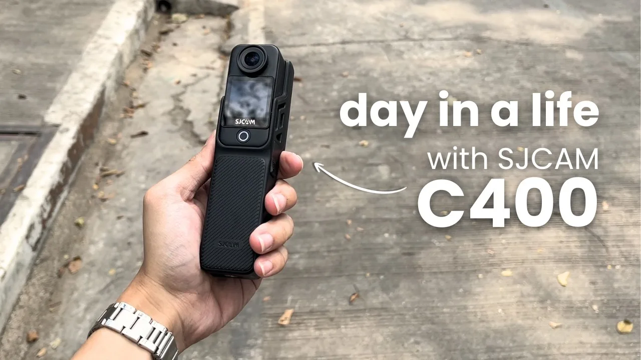day in the life ☁️ | vlogging with SJCAM C400 (unboxing & review)