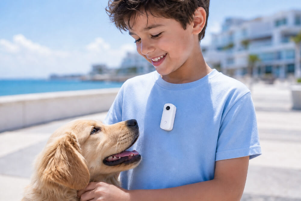 Caméra mains libres pour enfants c100 pro