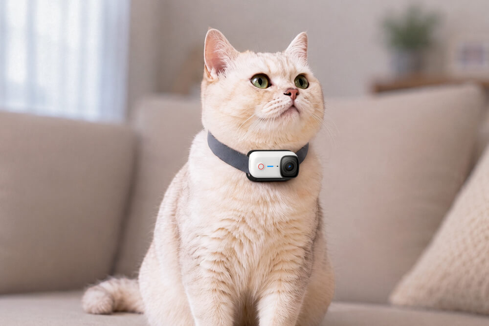 caméra d'action pour animaux de compagnie S10