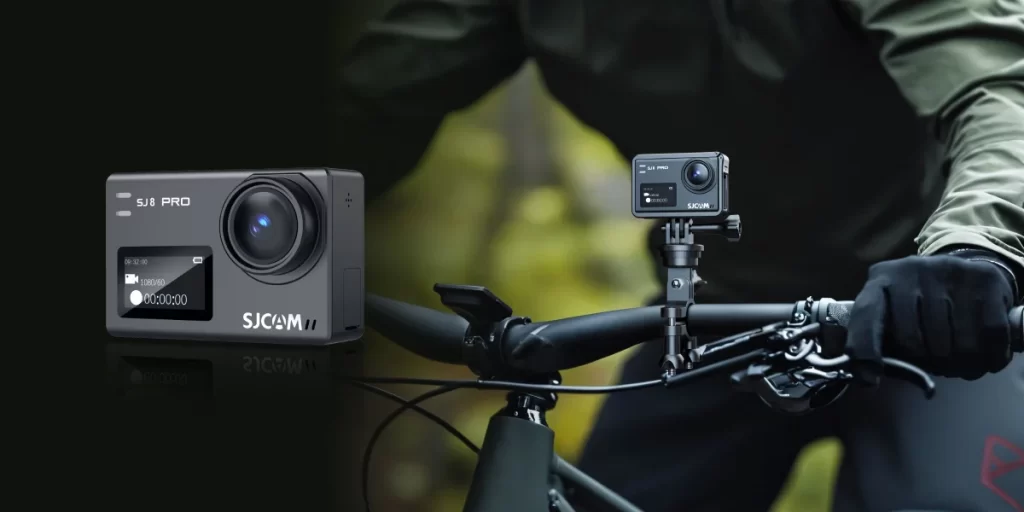 sj8 pro action camera for cycling