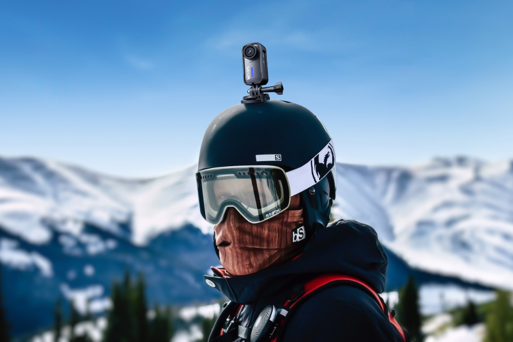 best camera for recording skiing c110 plus