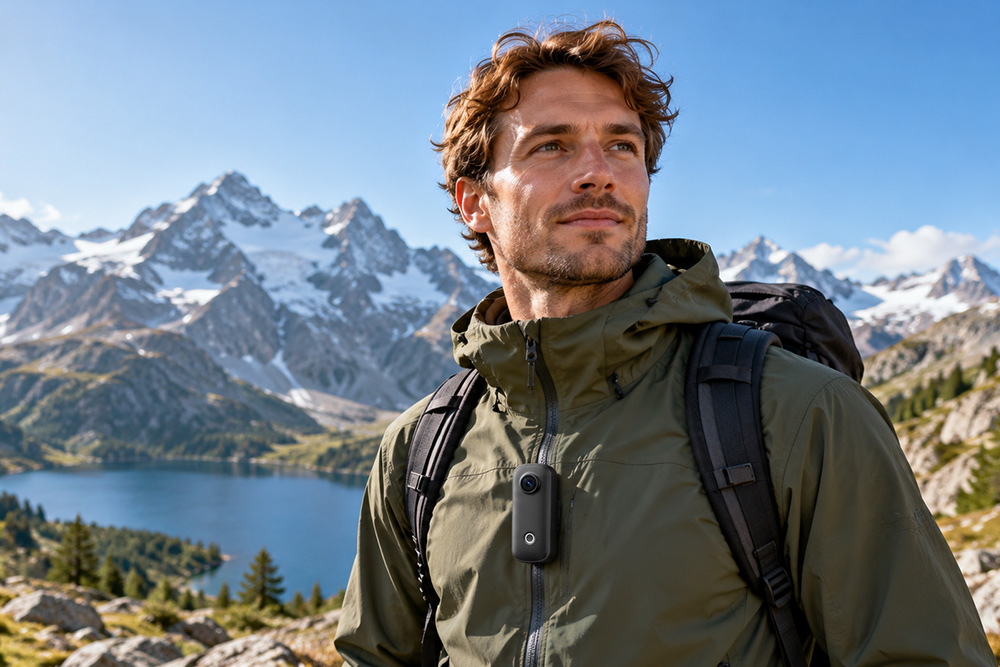 hiking action camera c100 pro