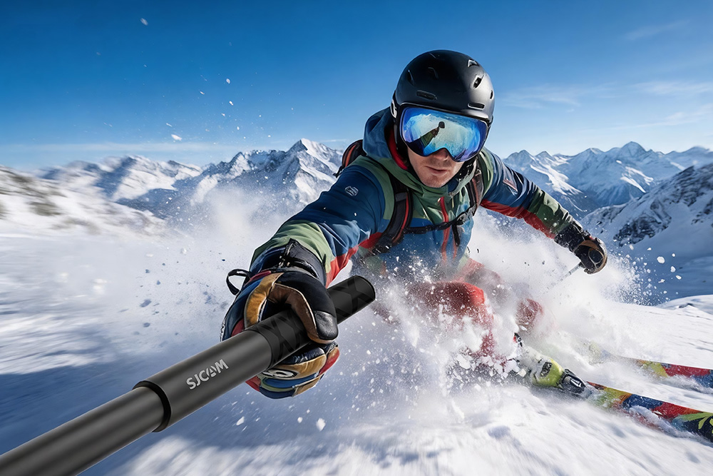 pov camera for skiing s10