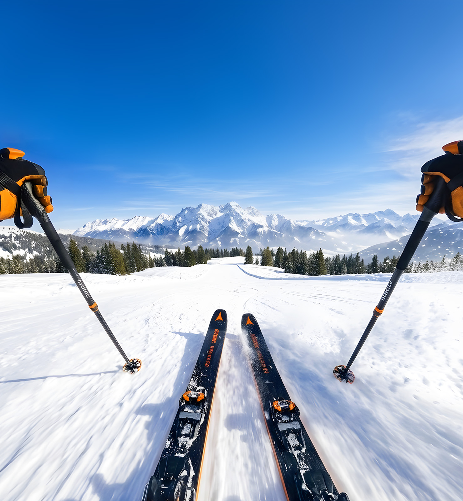 Wide-Angle Mountain Views